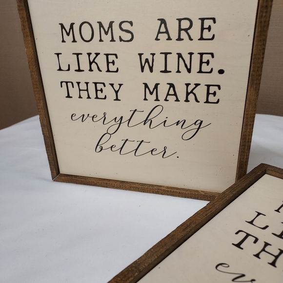 Cute rustic wooden framed quotes.  Handmade in Wisconsin.  10"×10" - Picture 2 of 4